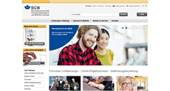 Desktop Screenshot of bgw-online.de